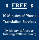 Receive ten minutes of FREE Live Interpreter Service